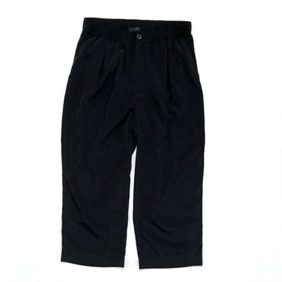 J. Crew Wide Leg Pleat Front Crop Pants 4 - Picture 1 of 4